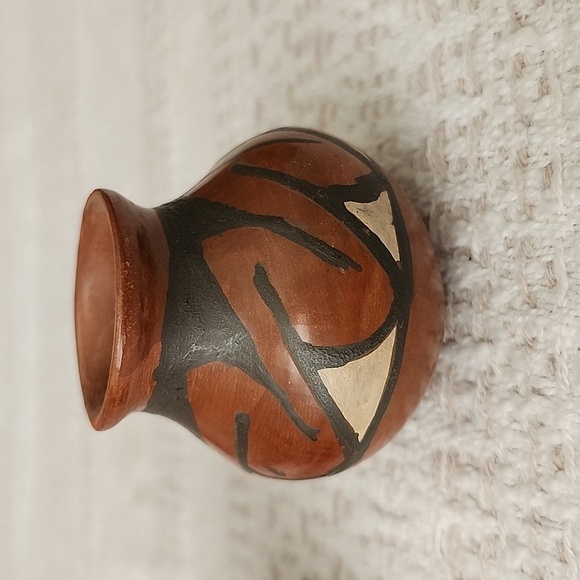 Bud vases, wooden pottery vases, home decoration photo staging farmhouse native - Picture 7 of 8